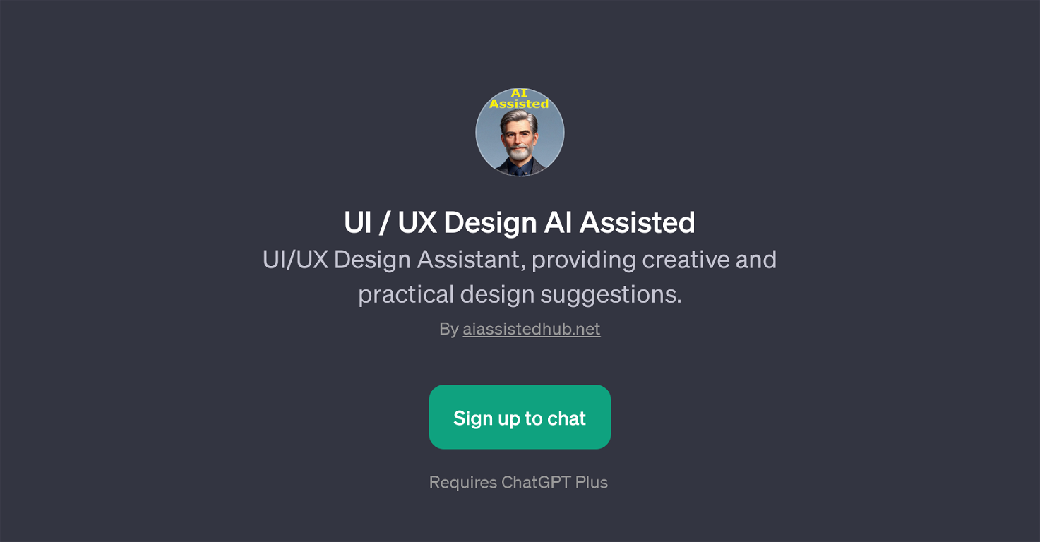 UI / UX Design AI Assisted website