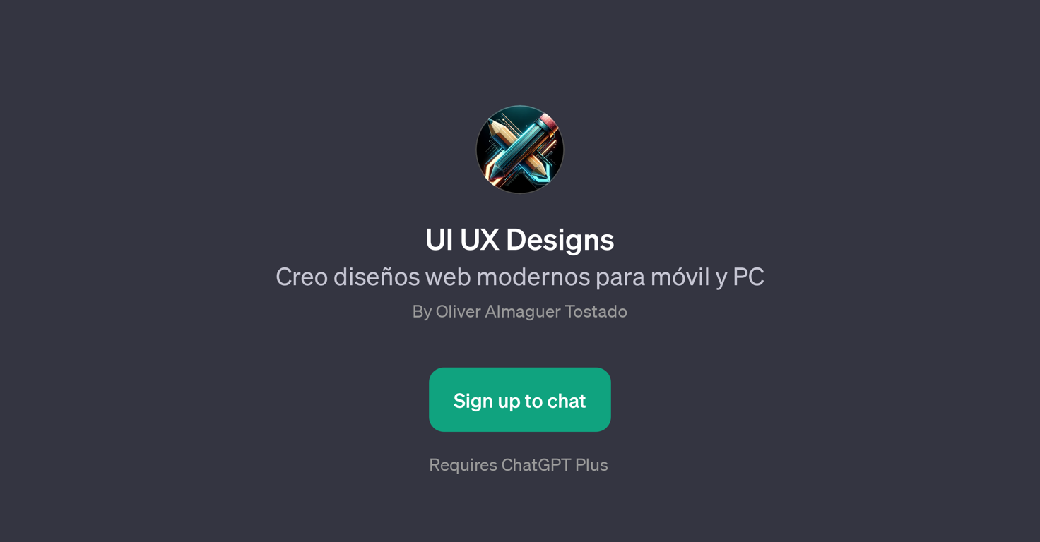 UI UX Designs website