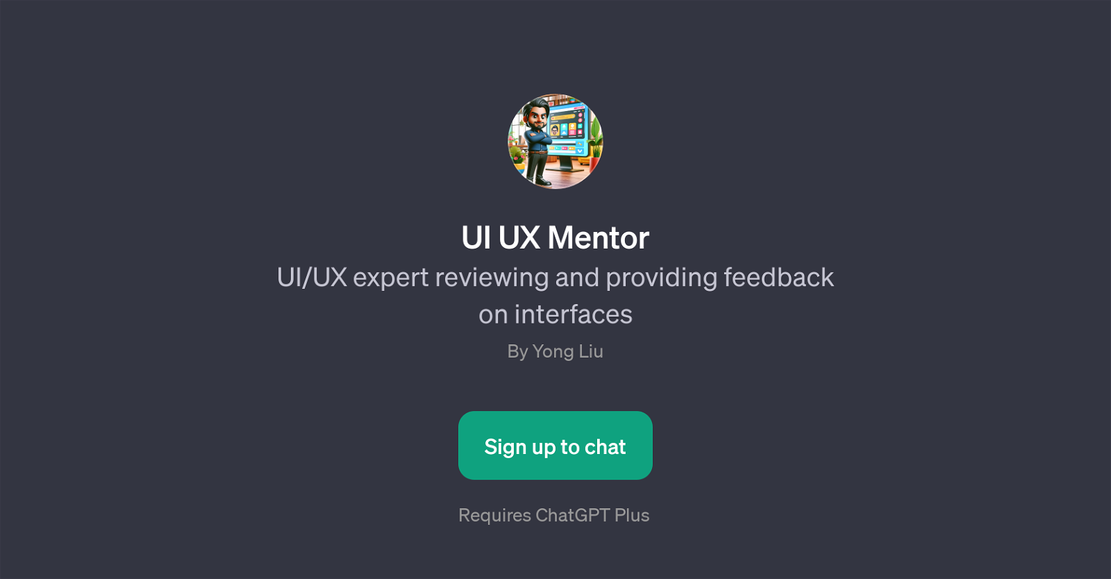 UI UX Mentor website