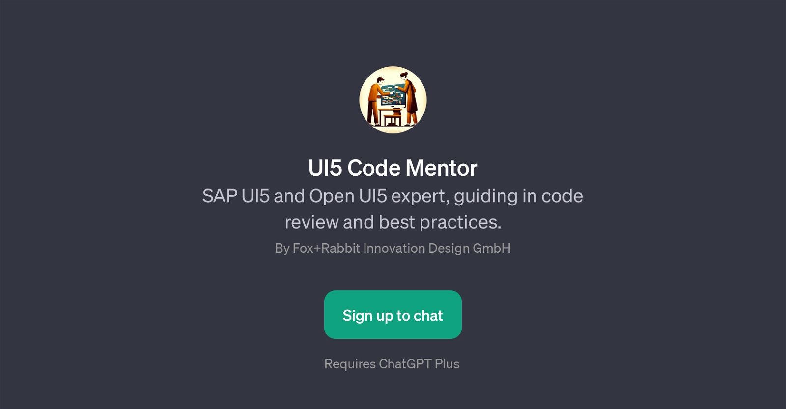 UI5 Code Mentor website