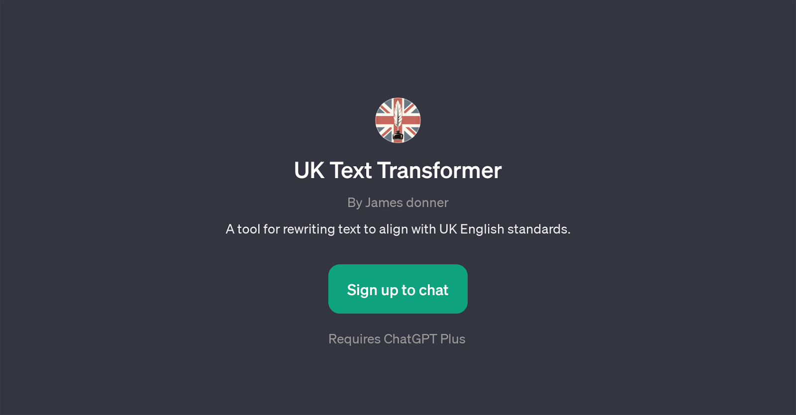 UK Text Transformer website