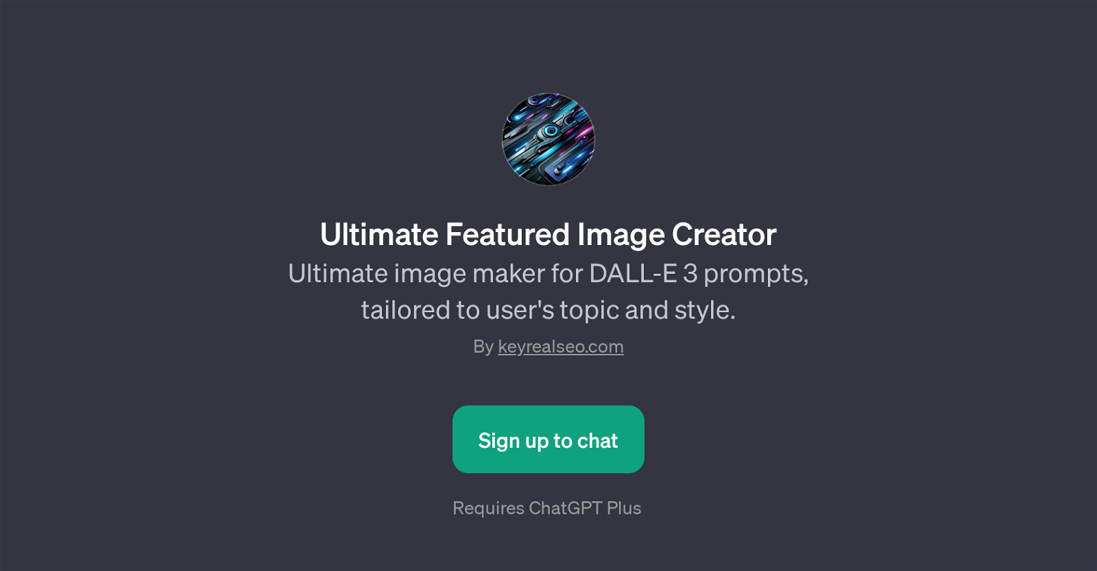 Ultimate Featured Image Creator website