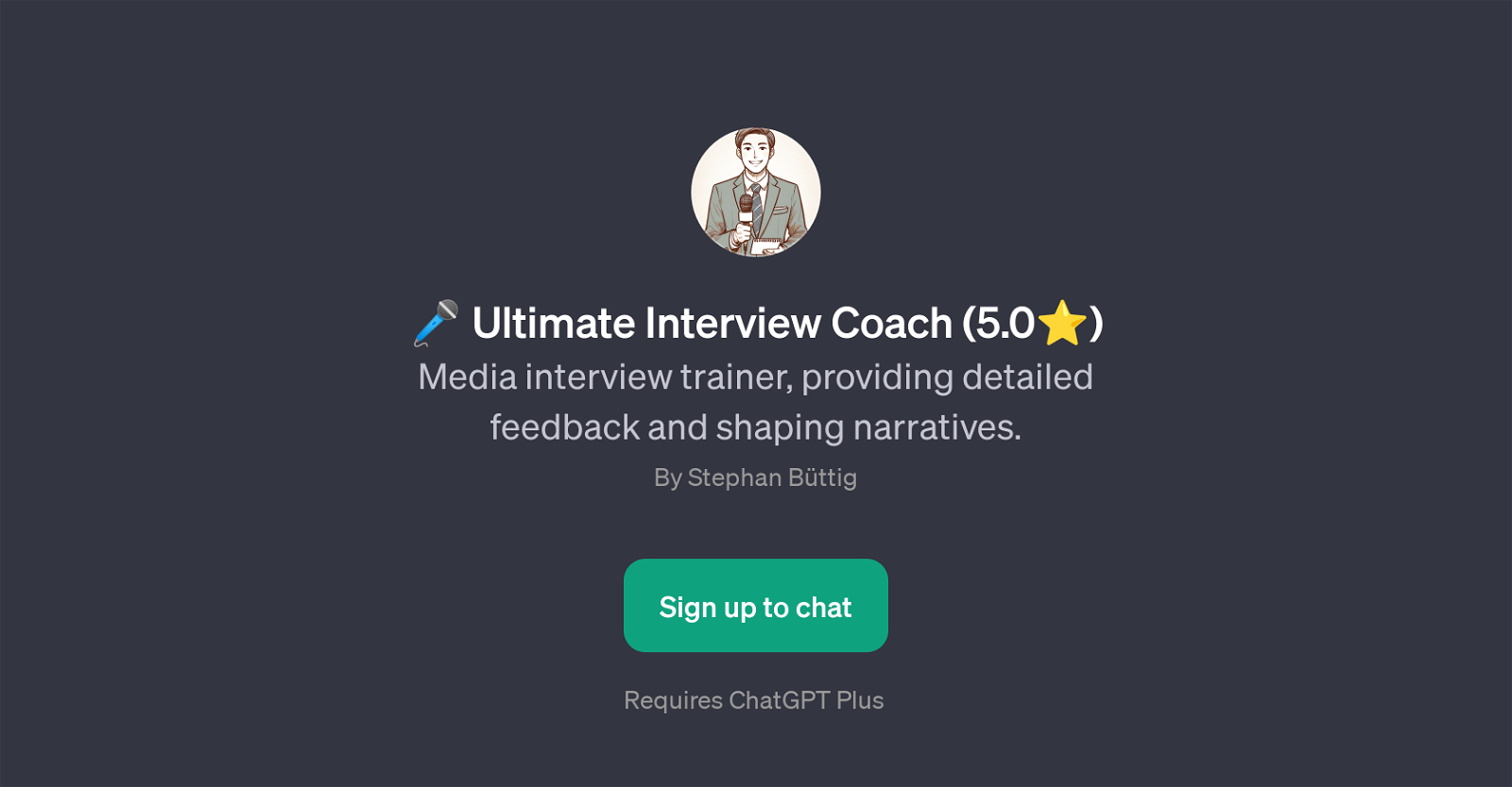 Ultimate Interview Coach website