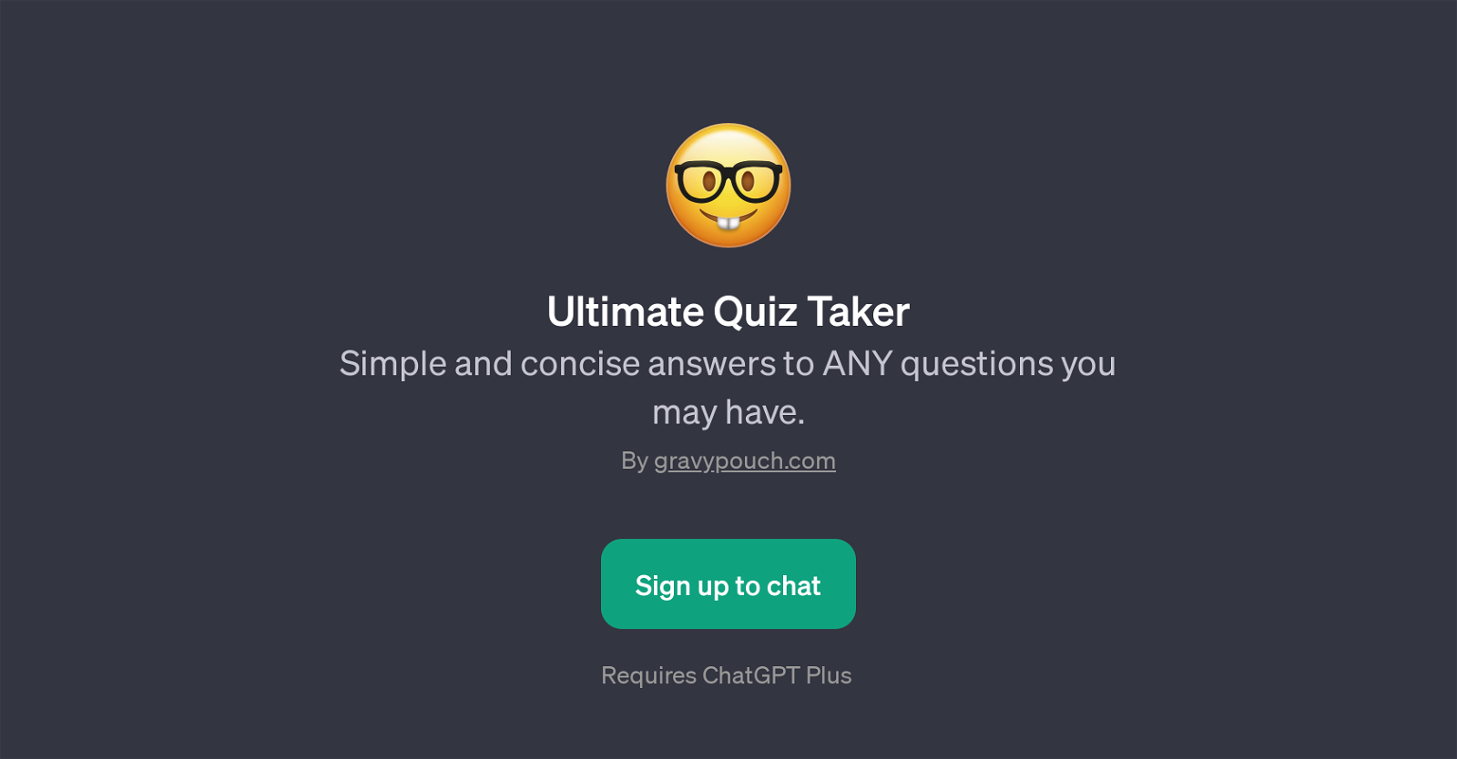 Ultimate Quiz Taker website