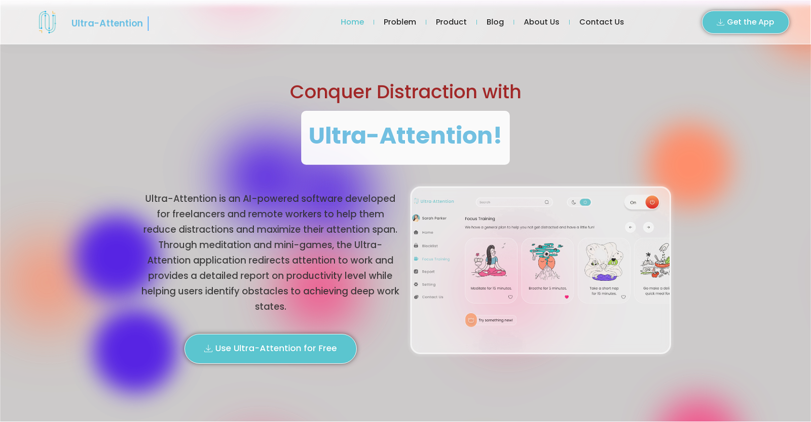 Ultra-Attention website