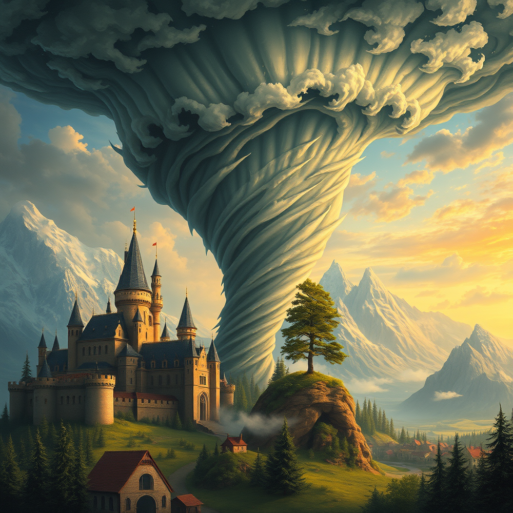 un tornado medievale che mescola i territori website