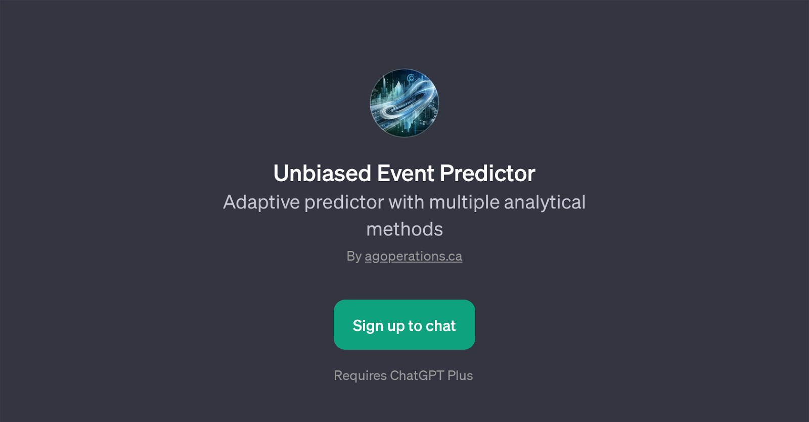 Unbiased Event Predictor website