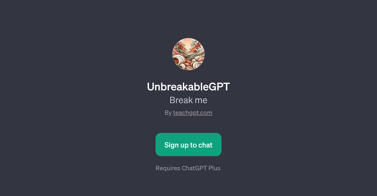 UnbreakableGPT website