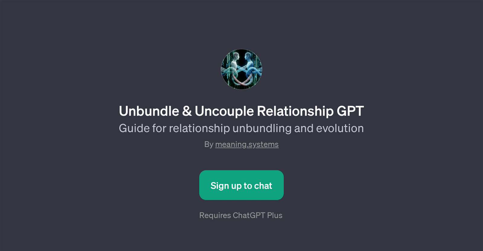 Unbundle & Uncouple Relationship GPT website