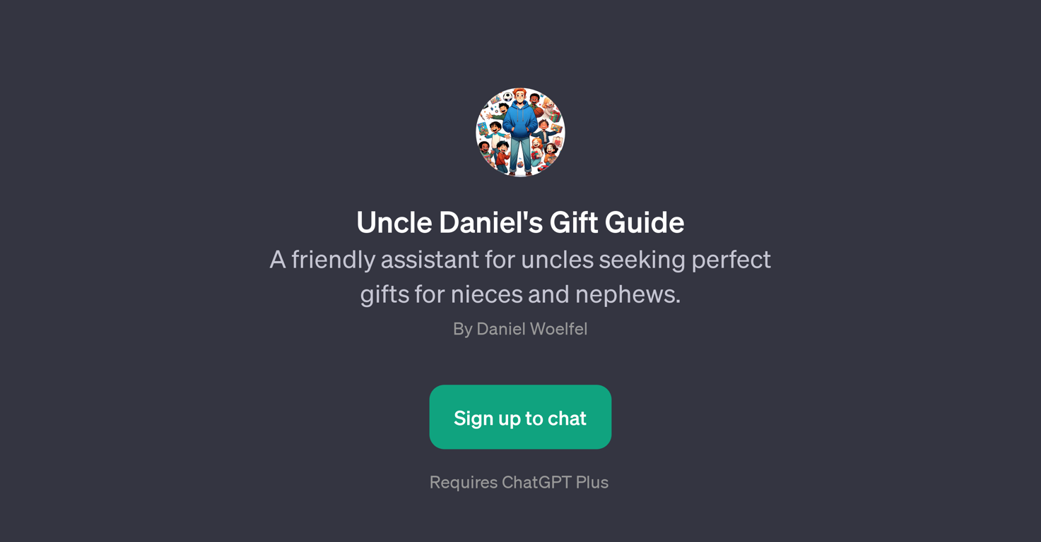Uncle Daniel's Gift Guide website