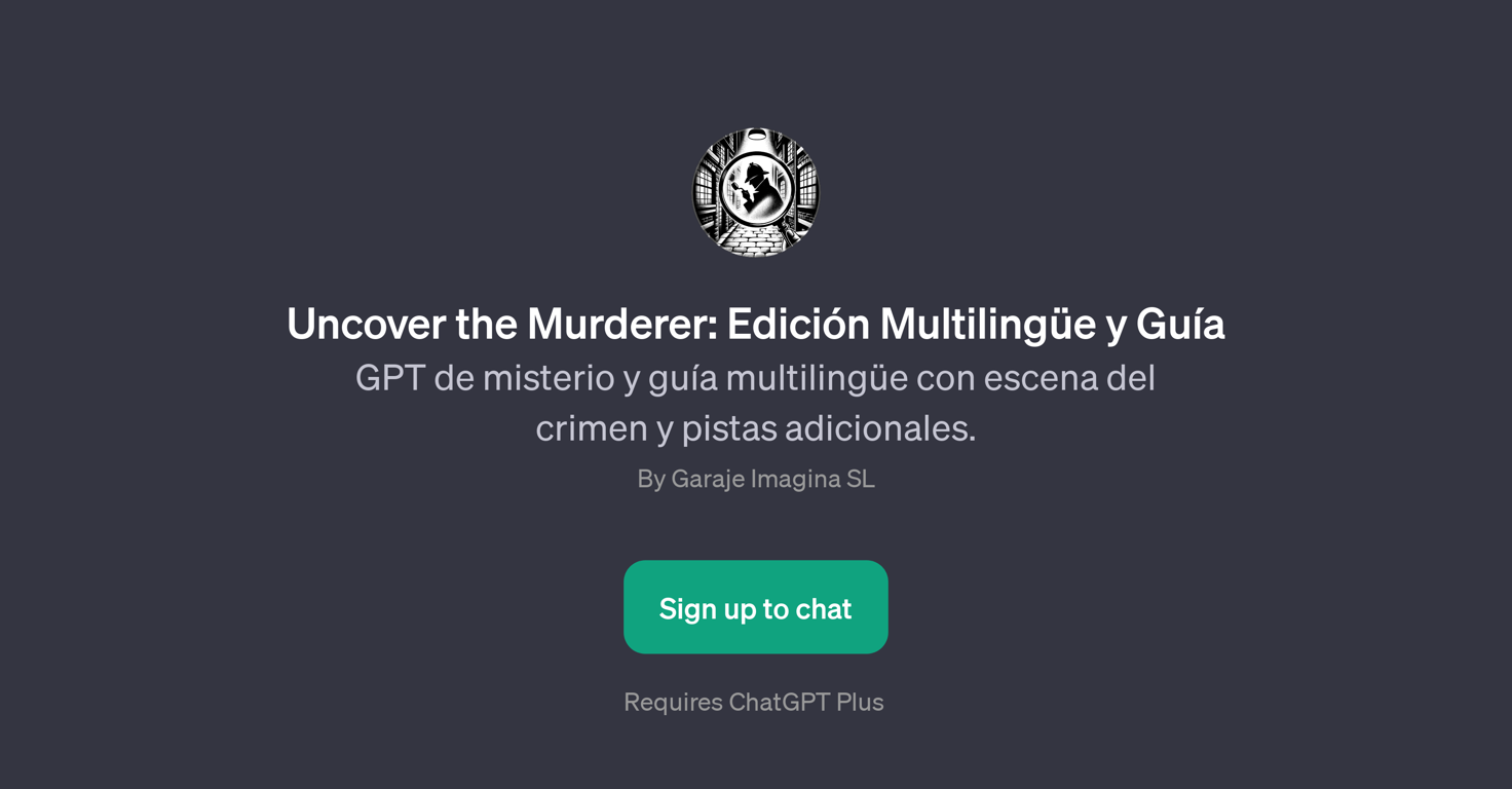Uncover the Murderer: Edicin Multilinge y Gua website
