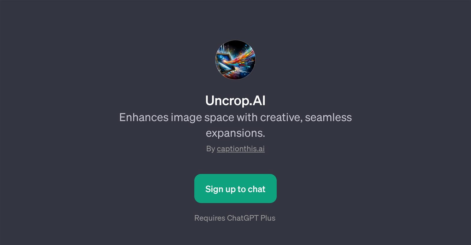 Uncrop.AI website