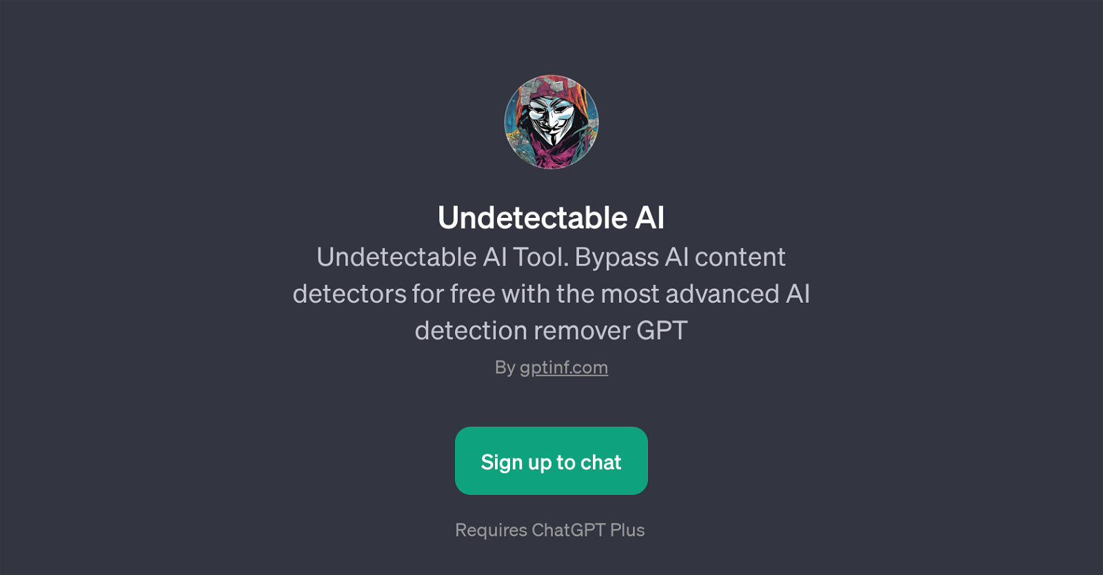 Undetectable AI website