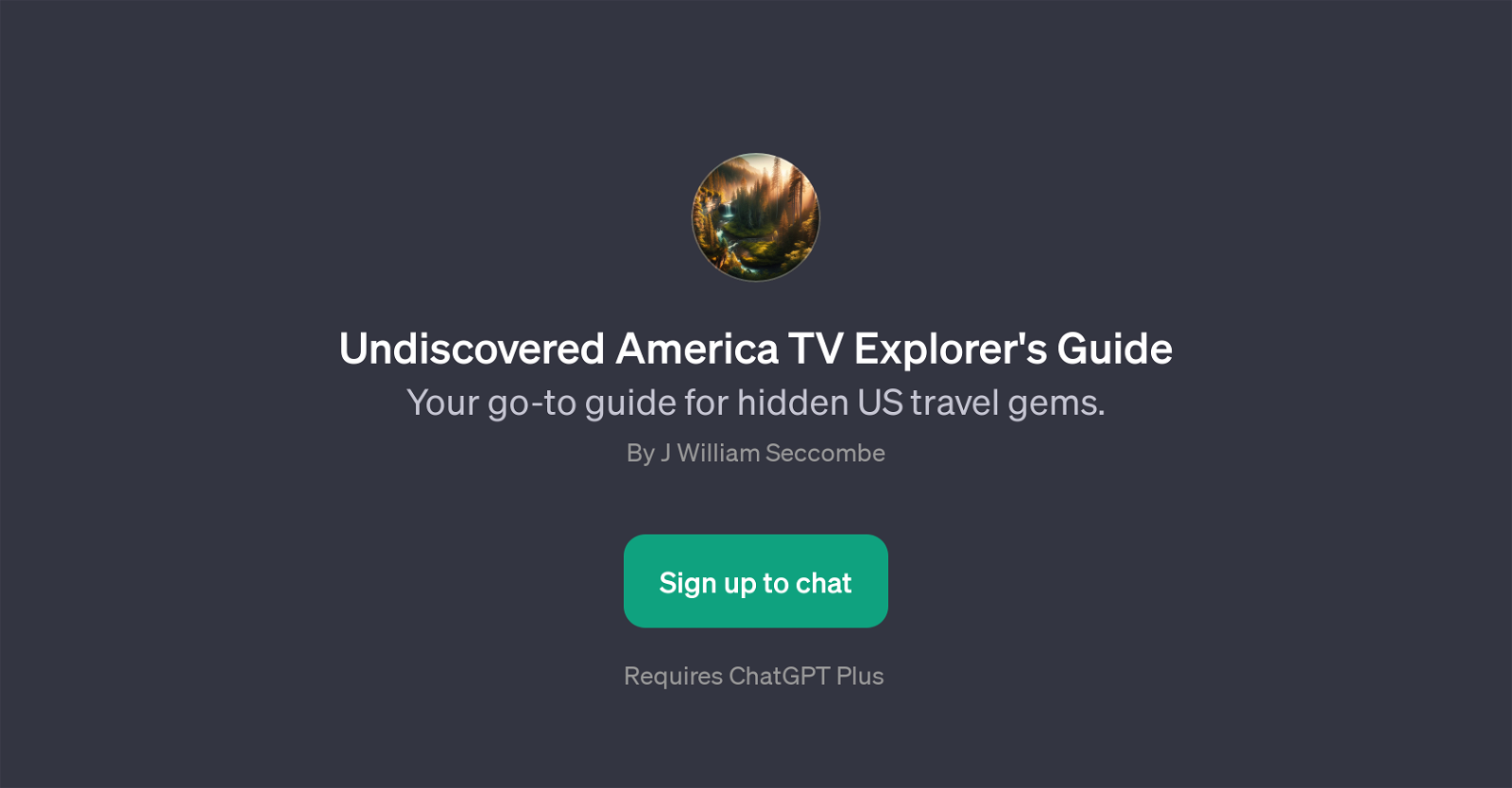 Undiscovered America TV Explorer's Guide website