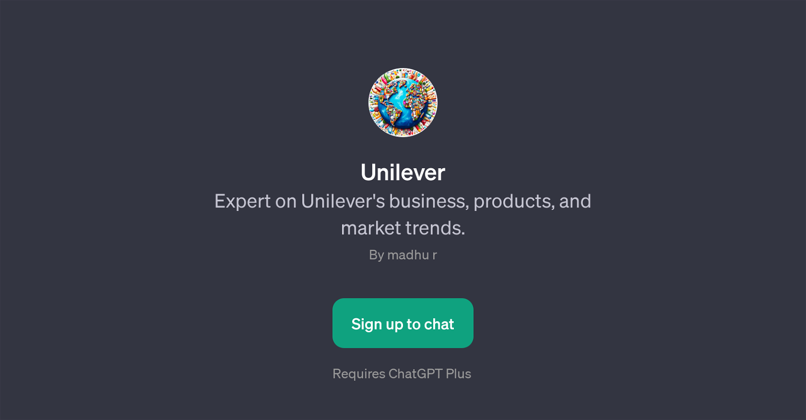 Unilever GPT website