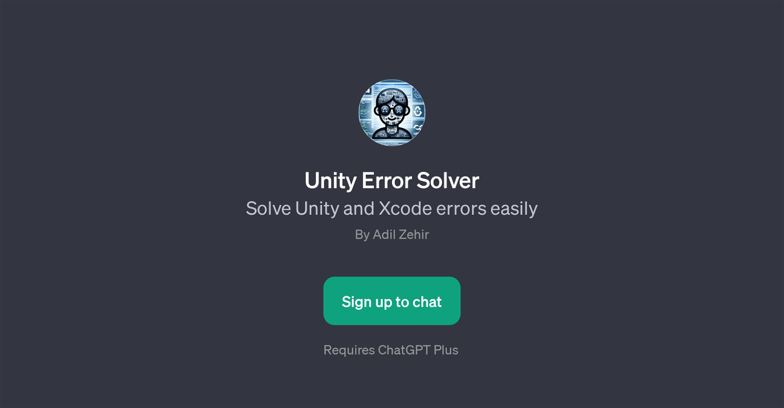 Unity Error Solver website