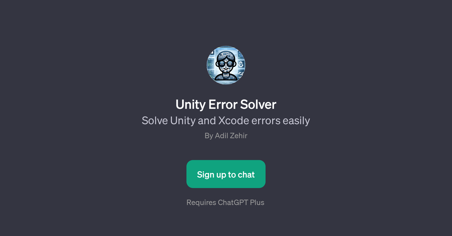 Unity Error Solver website