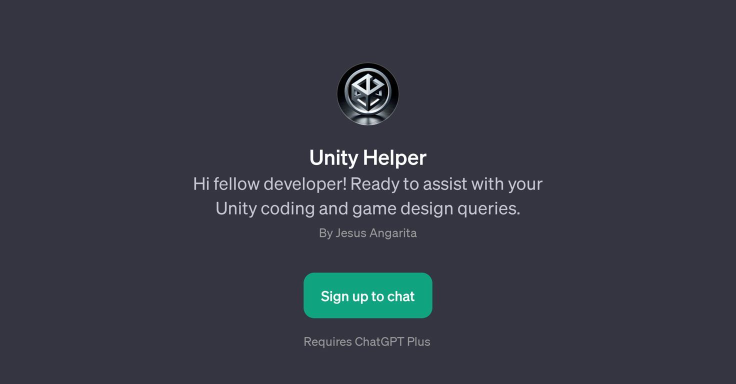 Unity Helper website