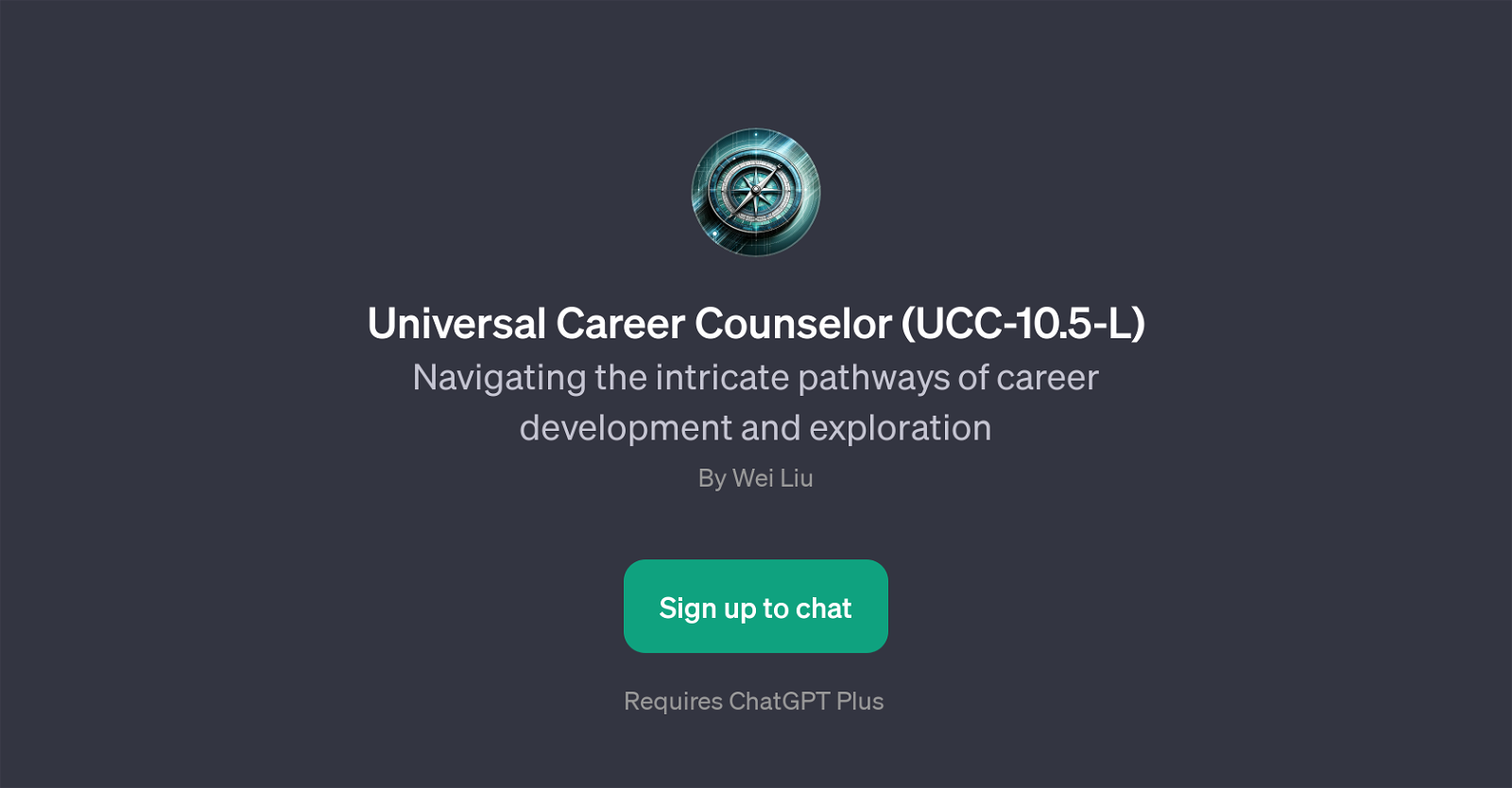 Universal Career Counselor (UCC-10.5-L) website