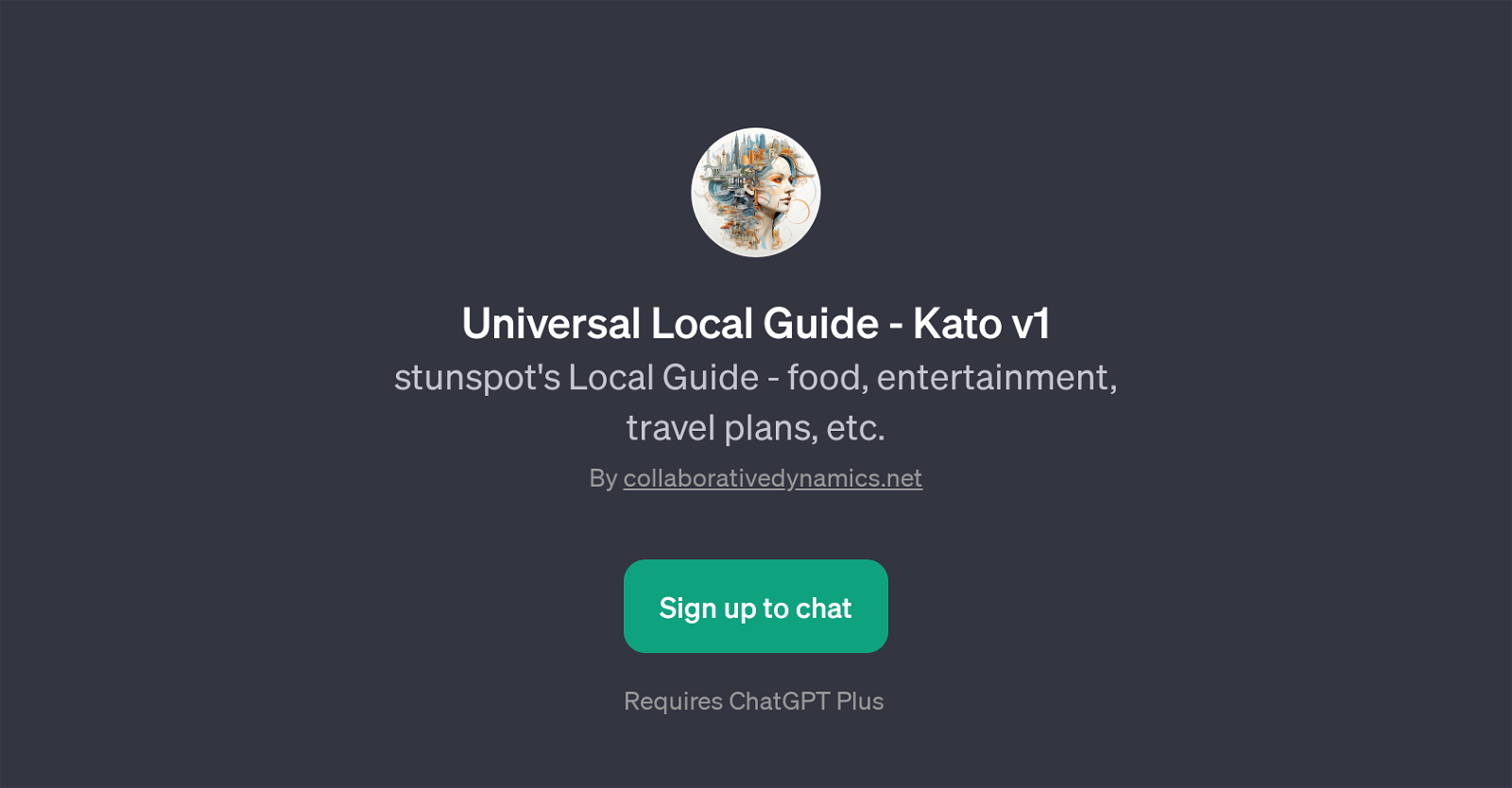 Universal Local Guide - Kato v1 website