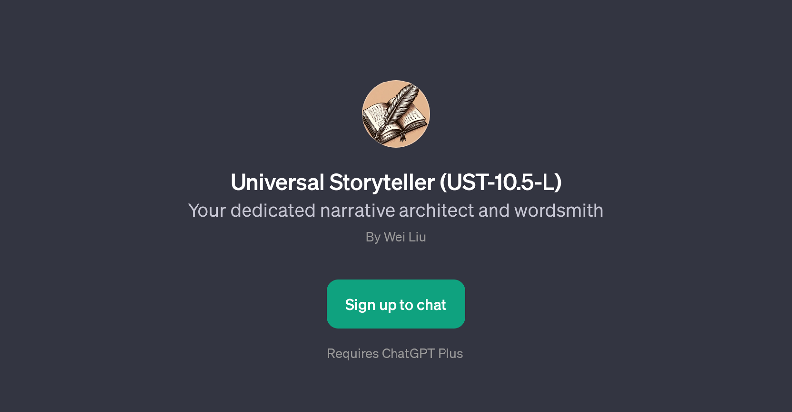 Universal Storyteller (UST-10.5-L) website