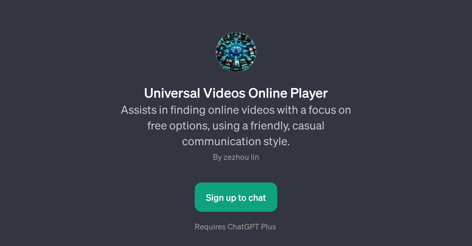 Universal Videos Online Player website