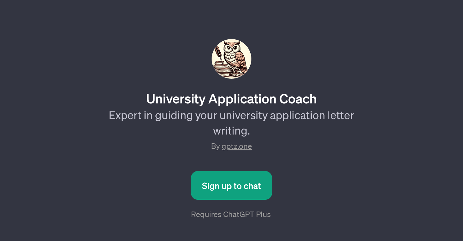 University Application Coach website