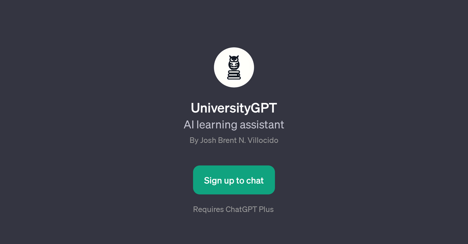 UniversityGPT website