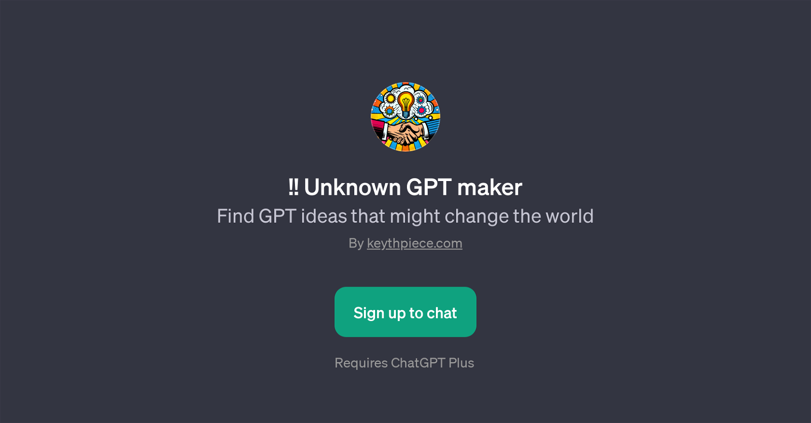 Unknown GPT maker website