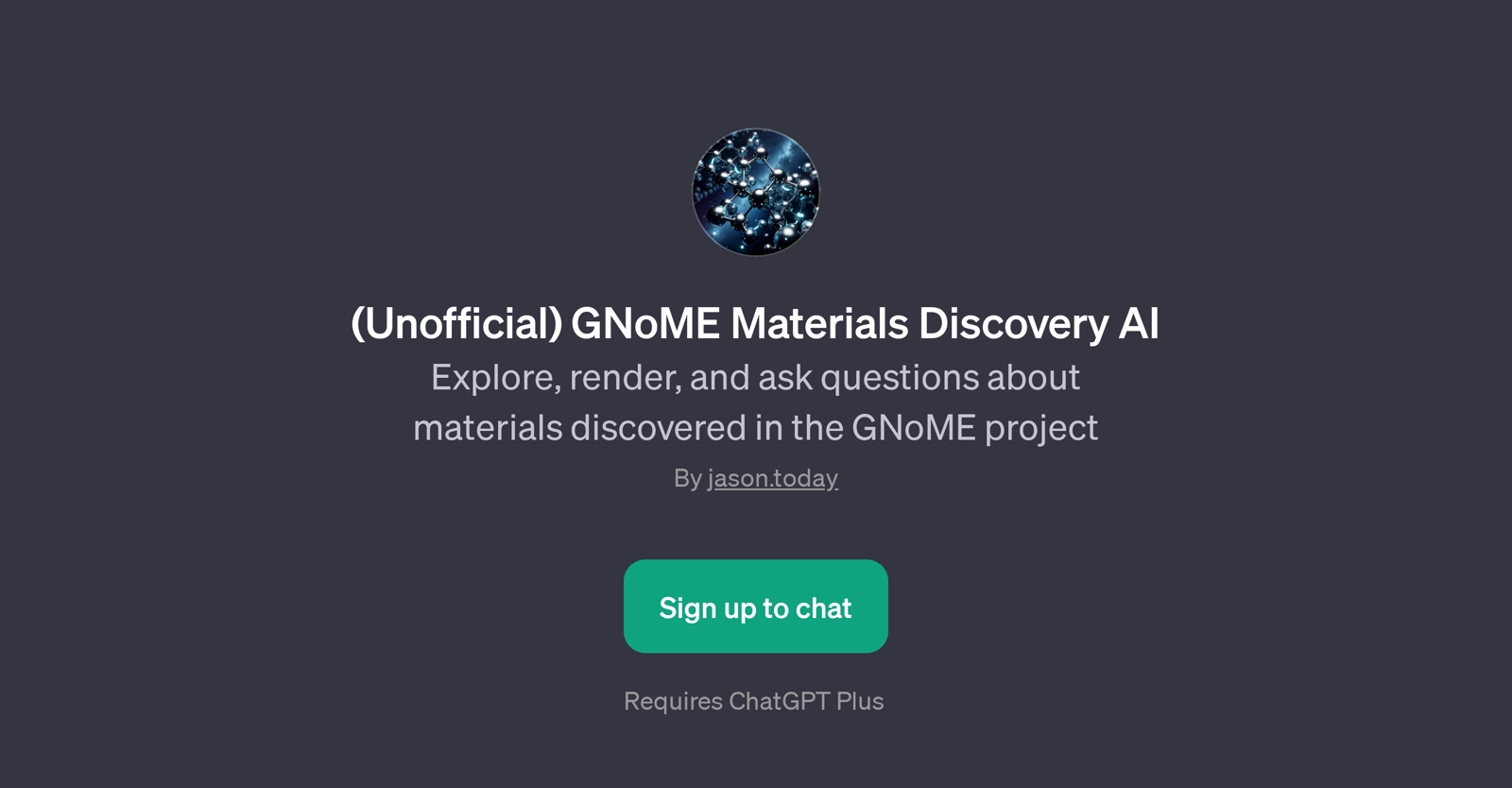 (Unofficial) GNoME Materials Discovery AI website