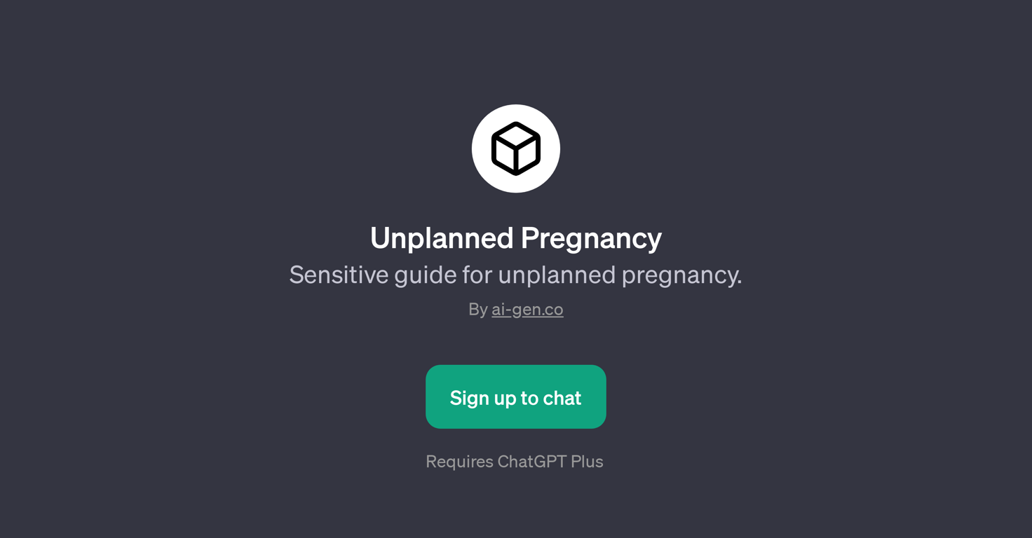 Unplanned Pregnancy Guide website
