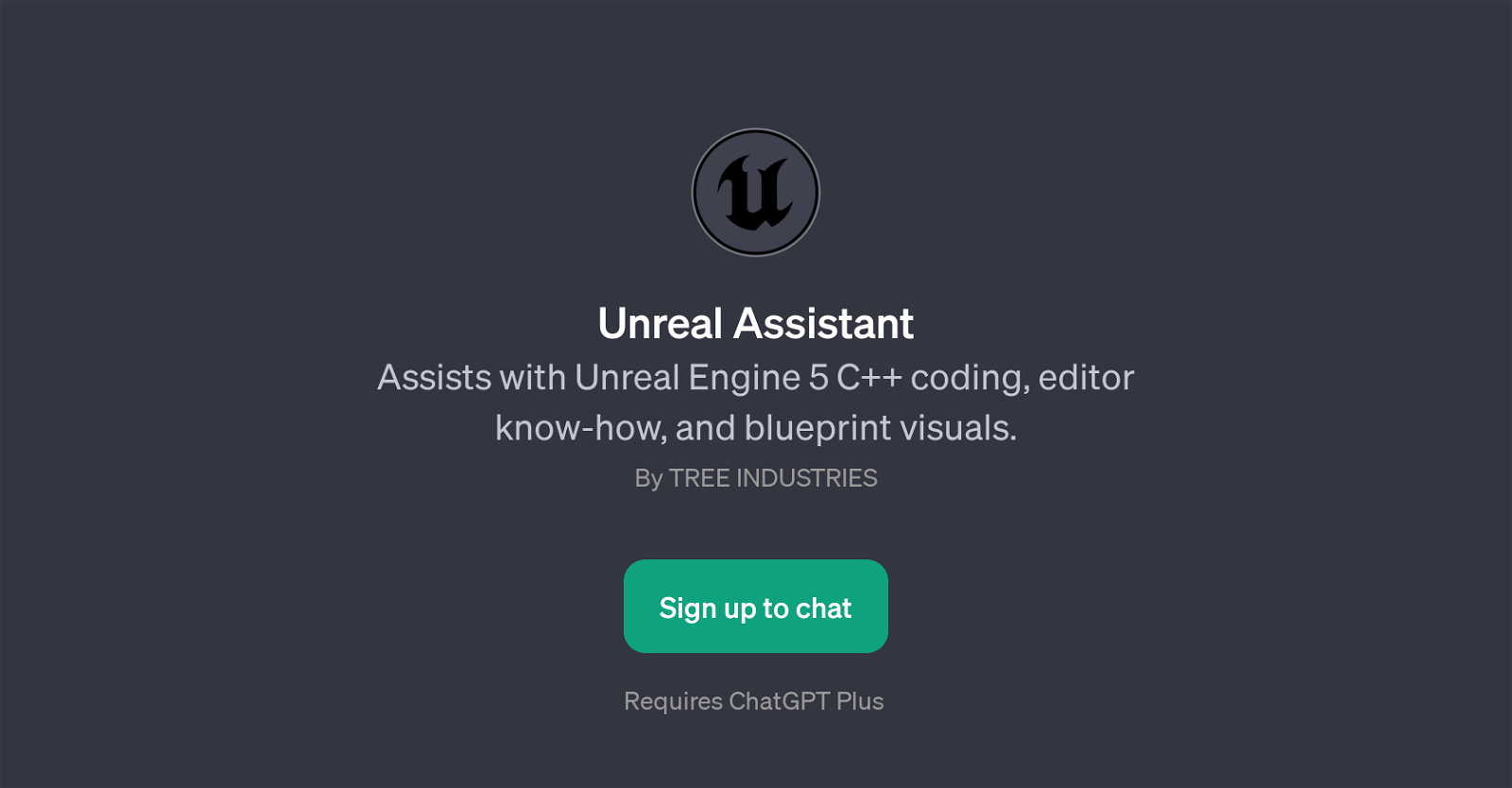 Unreal Assistant website