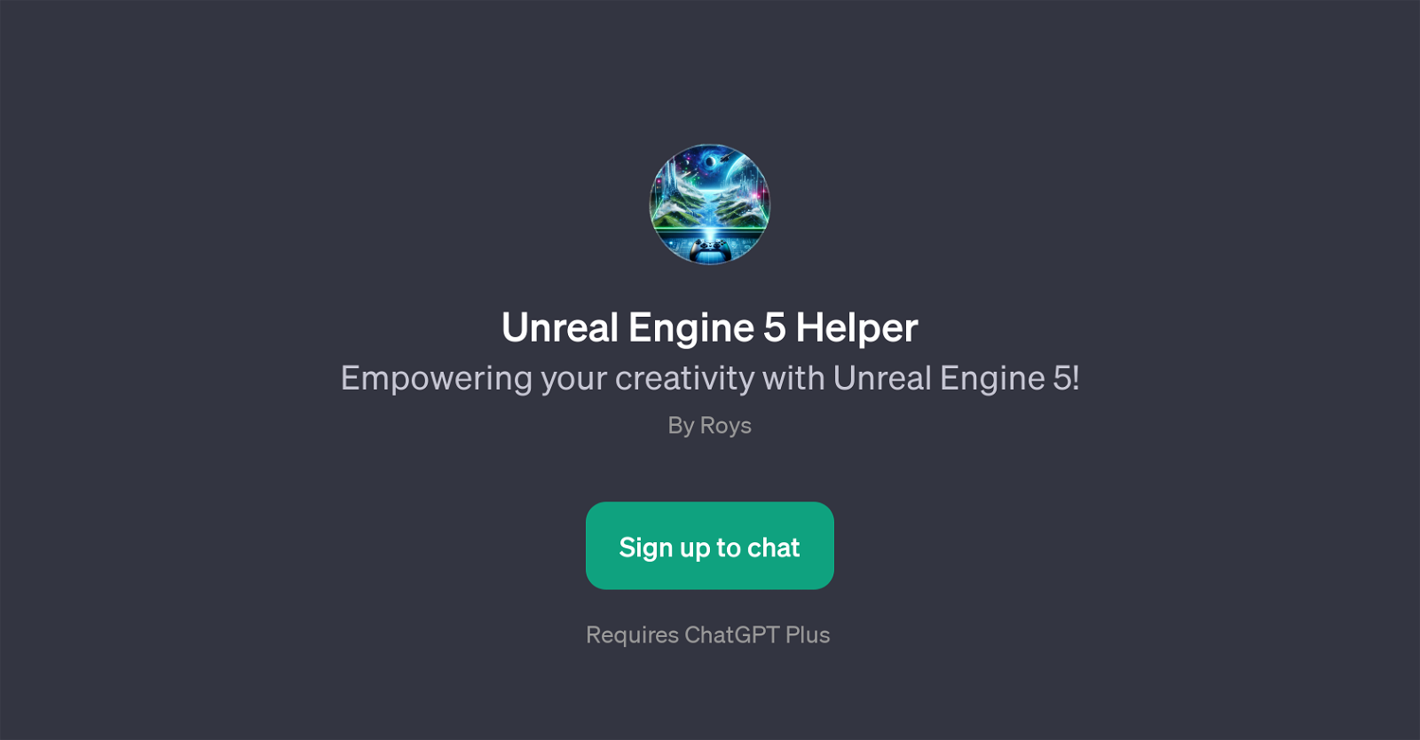 Unreal Engine 5 Helper website
