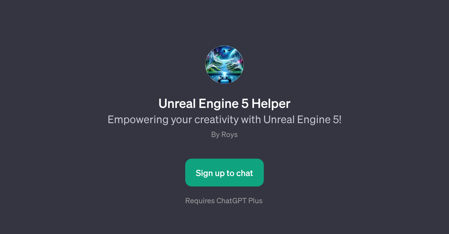 Unreal Engine 5 Helper website