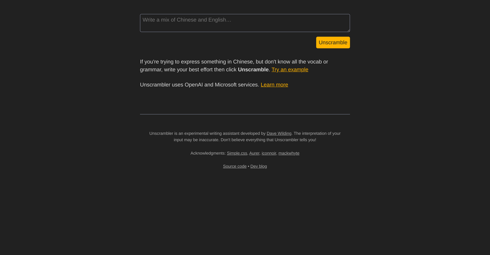 Unscrambler website