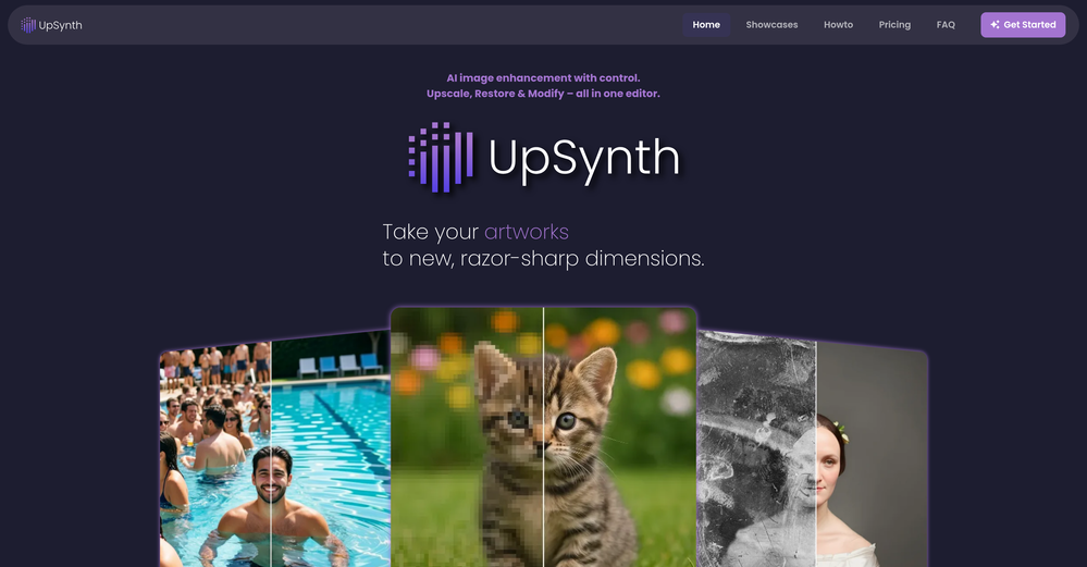 UpSynth website