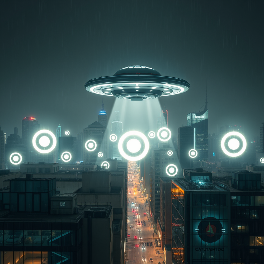 Urban Rooftop Glyphs Genre: Urban/Sci-Fi ufo saucer circle website
