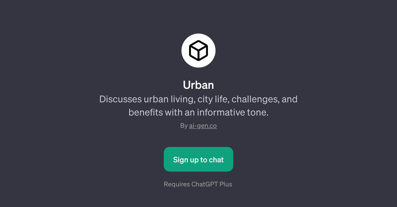 UrbanPage website