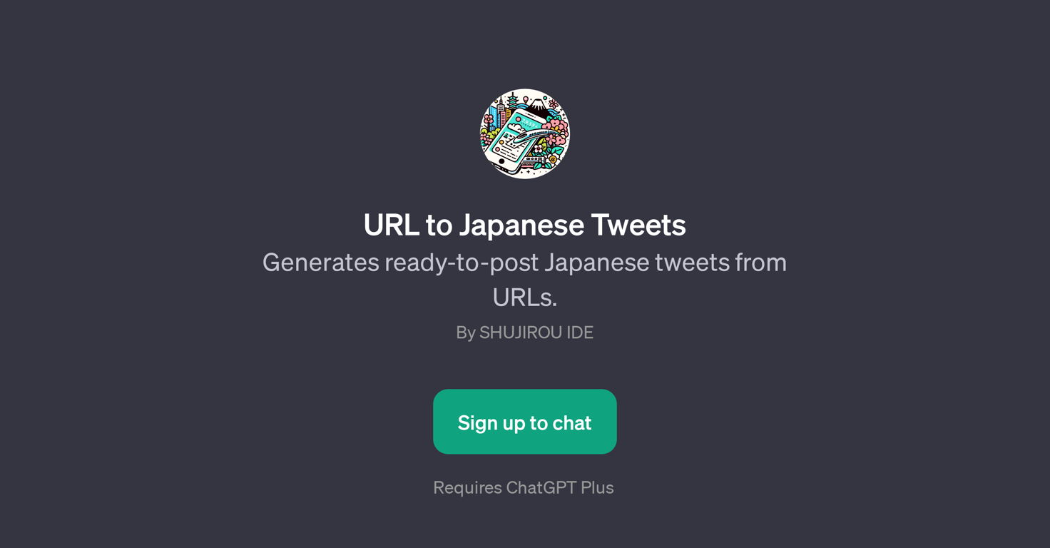 URL to Japanese Tweets website