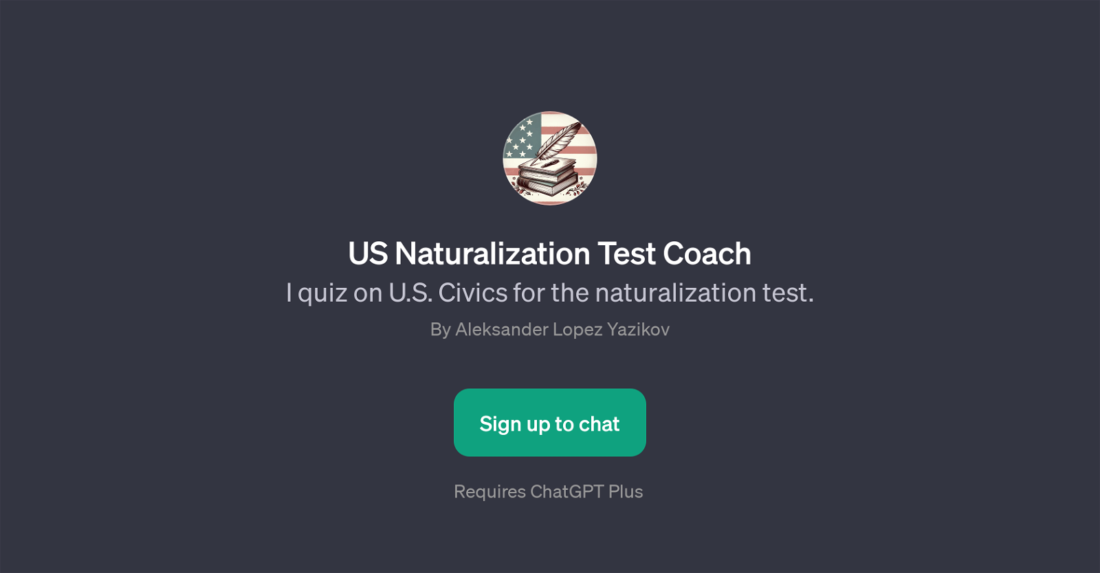 US Naturalization Test Coach website
