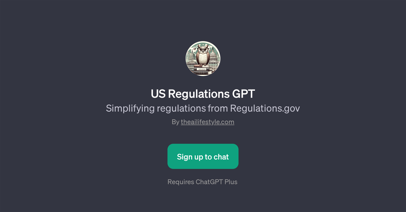US Regulations GPT website