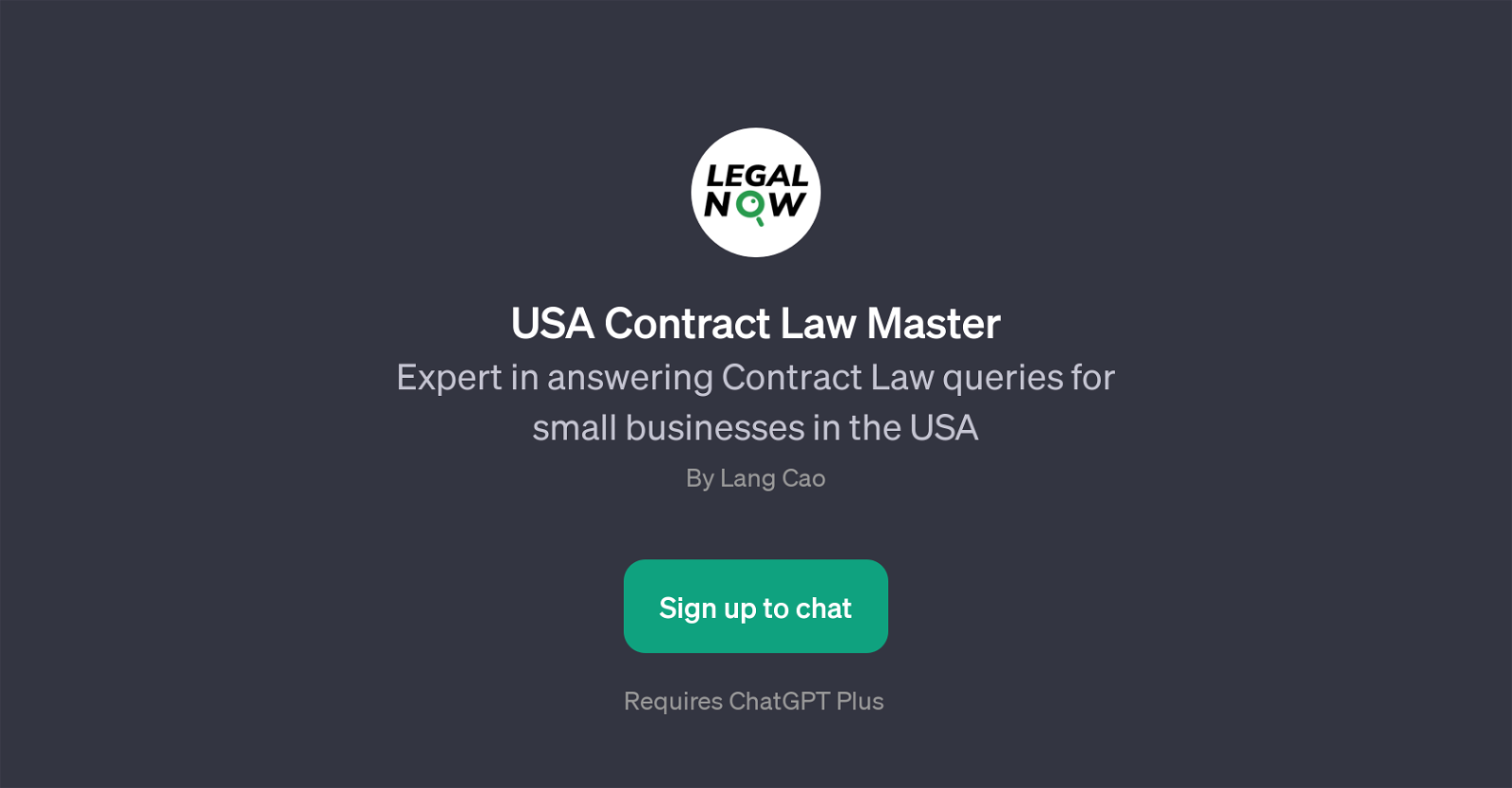 USA Contract Law Master website