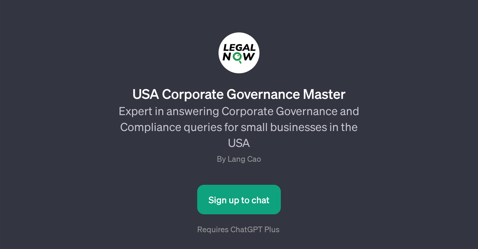 USA Corporate Governance Master website