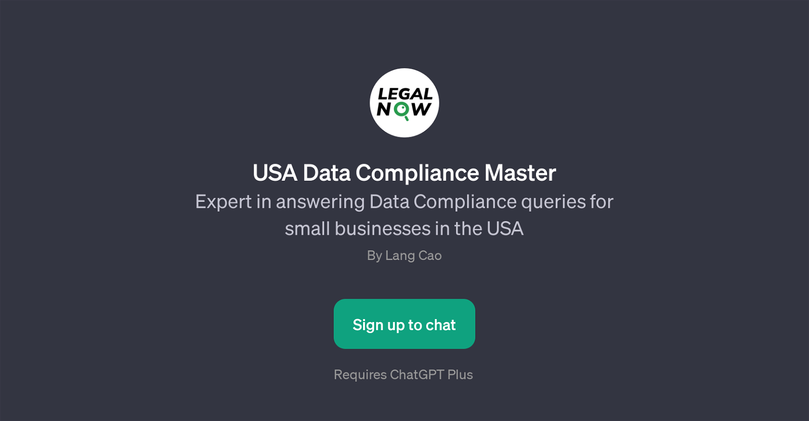 USA Data Compliance Master website