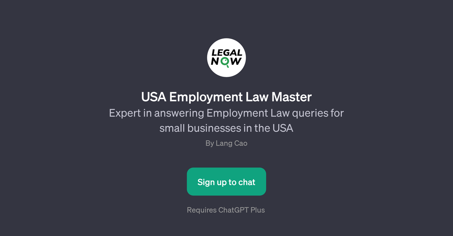 USA Employment Law Master website