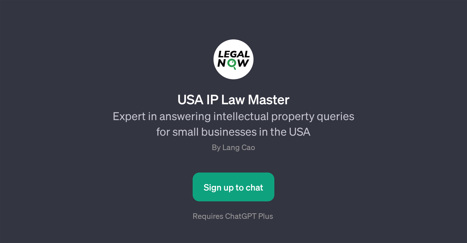 USA IP Law Master website
