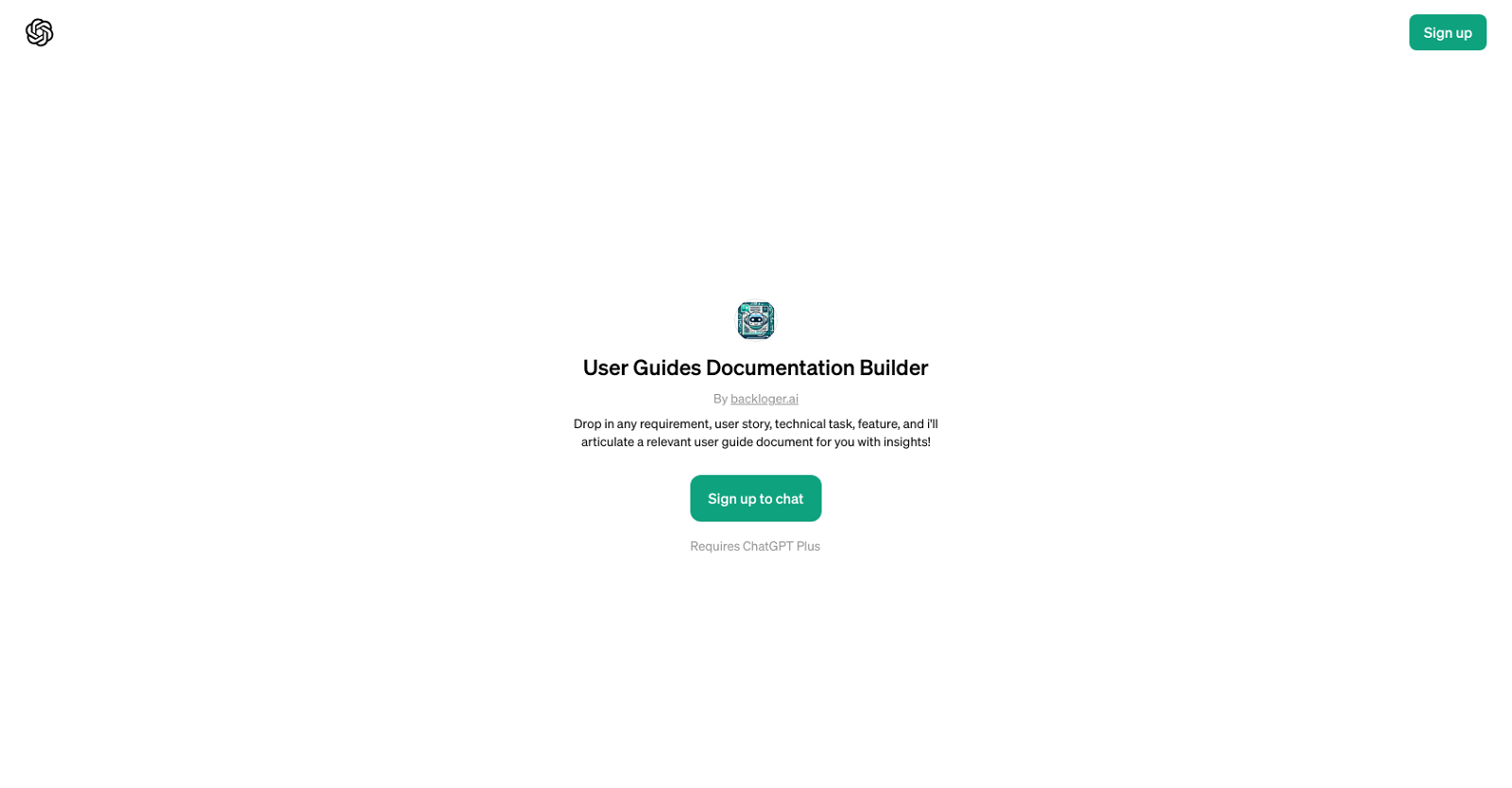 User Guides Documentation Builder website