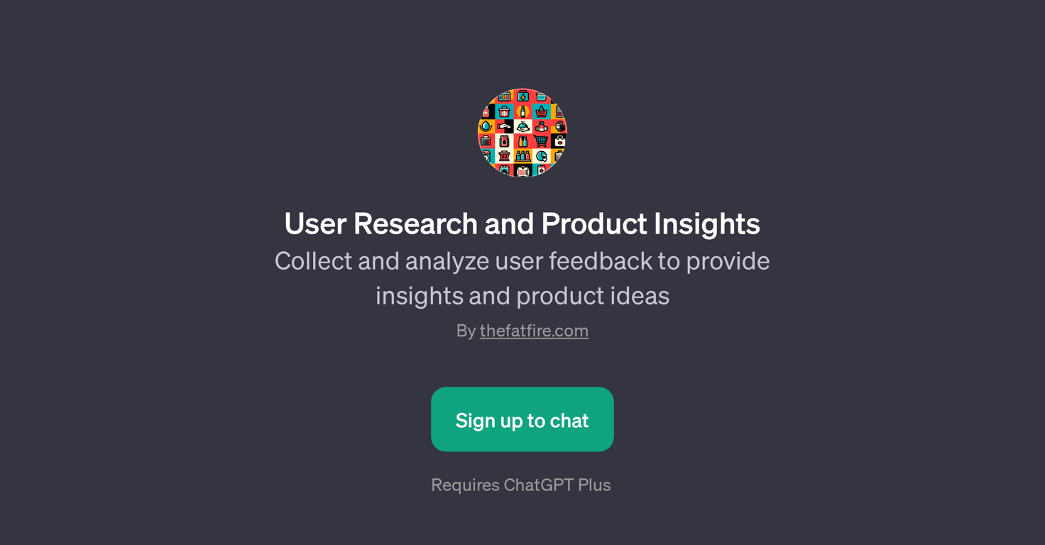User Research and Product Insights GPT website