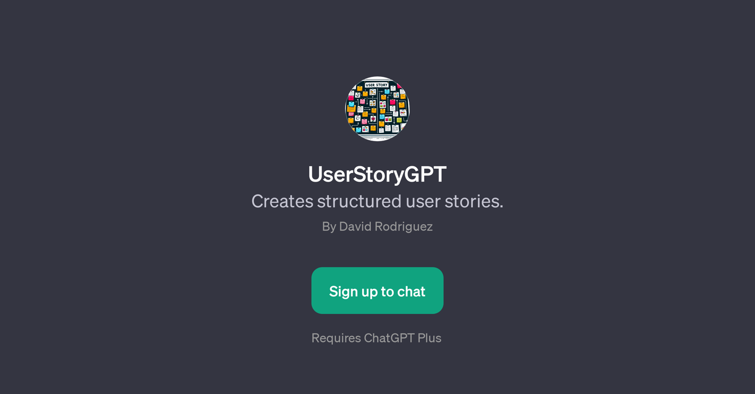 UserStoryGPT website