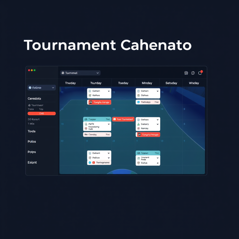 Tournament Calendar Generator website